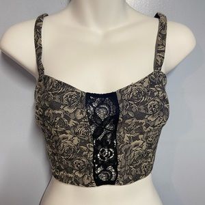 Floral crop top/bralette